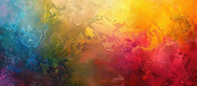 Abstract and colorful texture on canvas