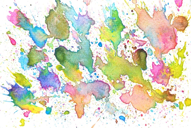 Abstract colorful watercolor background.