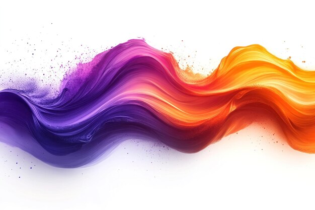 Abstract Colorful Wave