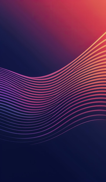 Abstract Colorful Wavy Background Generate AI