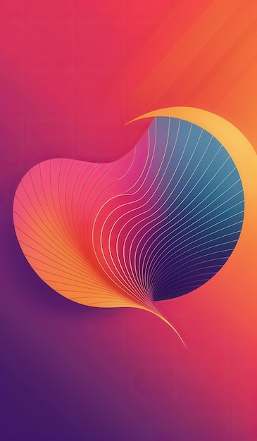 Abstract Colorful Wavy Background Generate AI