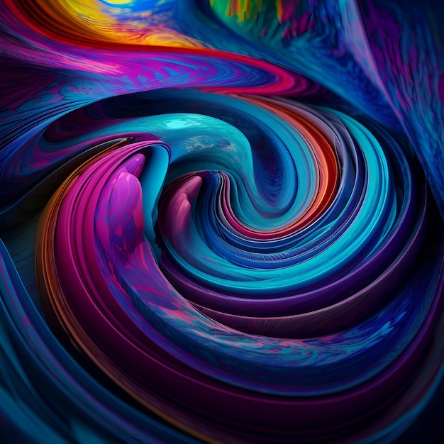 Abstract coloring background of the gradient with visual wavetwirl and lighting effects