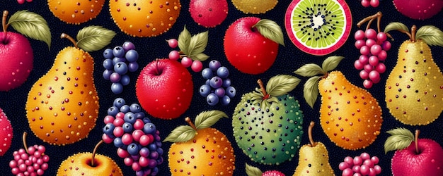 abstract colourful fruits background fruits website banner background