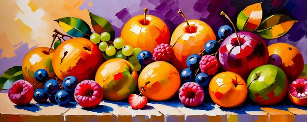 abstract colourful fruits background fruits website banner background