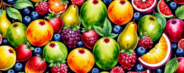 abstract colourful fruits background fruits website banner background