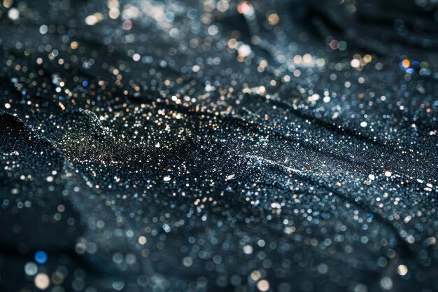 Photo abstract cosmic dust sparkle background with shimmering lights and stars