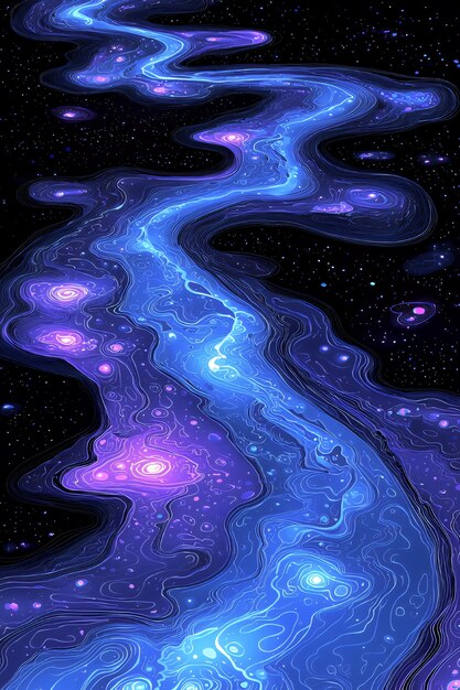 Abstract Cosmic River