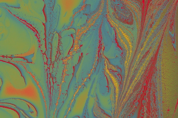 Abstract creative marble pattern texture. Traditional art of Ebru marbling