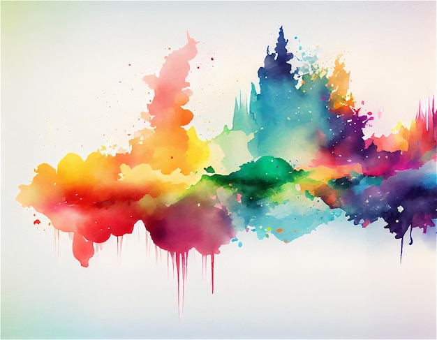 Abstract creative watercolor background