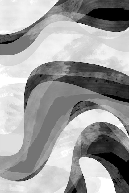 Photo abstract curvilinear beige black background