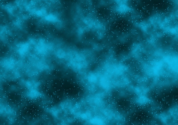 abstract cyan nebula background