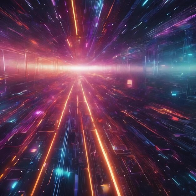 Abstract cyber space background