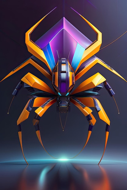 Abstract Cyber Spider