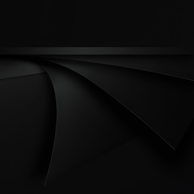 Abstract Dark Background With Black Sheets