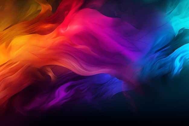 Photo abstract dark background with different colors