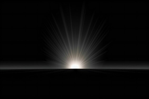 Abstract dark background with rays of light and space for your text