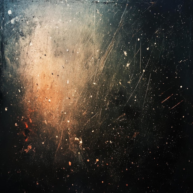 Abstract Dark Background with Scratches and Splashes