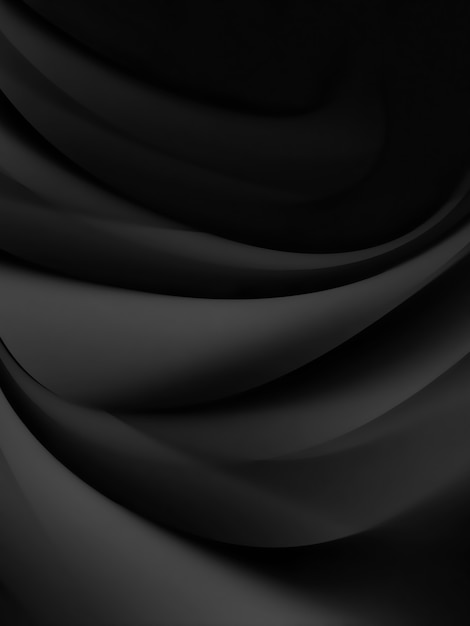 Abstract dark background with smooth lines