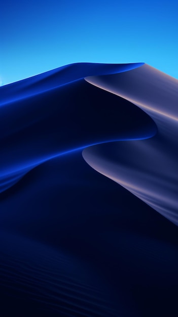 Abstract the dark blue desert background