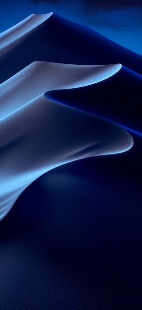 Abstract the dark blue desert background