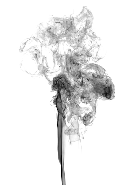 Abstract dark smoke