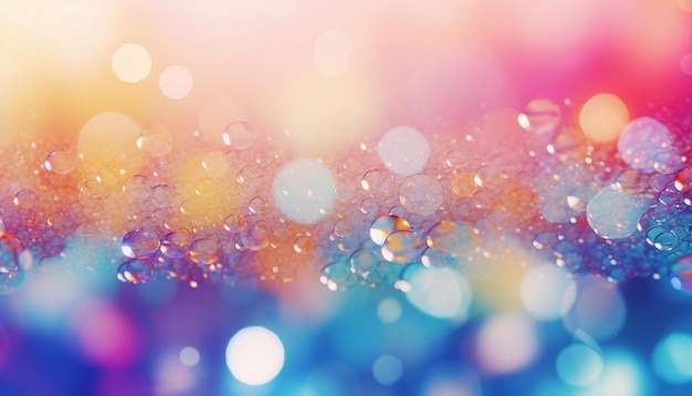 Abstract Defocused bokeh background