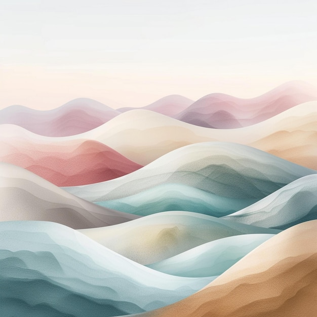 Abstract Desert Landscape Background