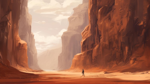 Abstract Desert Wanderings A Stunning Impressionistic Illustration By Kieron Gillen