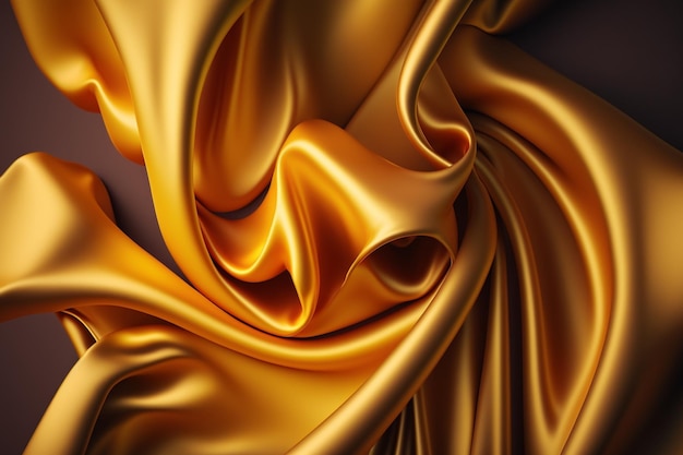 Abstract Design with a Sumptuous Cloth Background AI-generated artwork