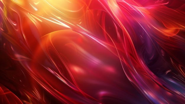 Abstract digital art with vibrant colors and flowing lines creating a dynamic