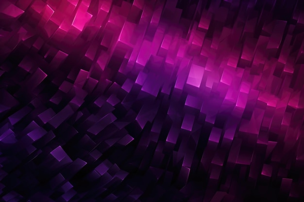 Abstract Digital Geometric Background in Purple Hues