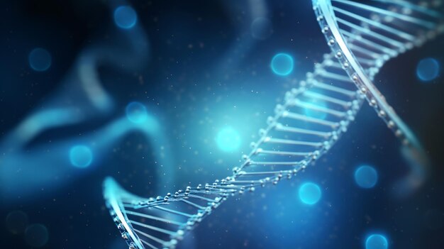 Abstract DNA technology Science medical concept