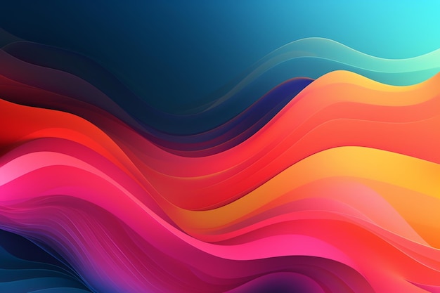 Abstract dynamic gradient background