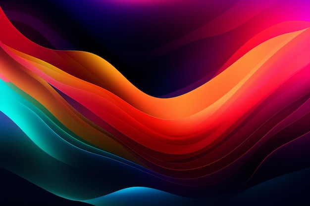 Abstract dynamic gradient background