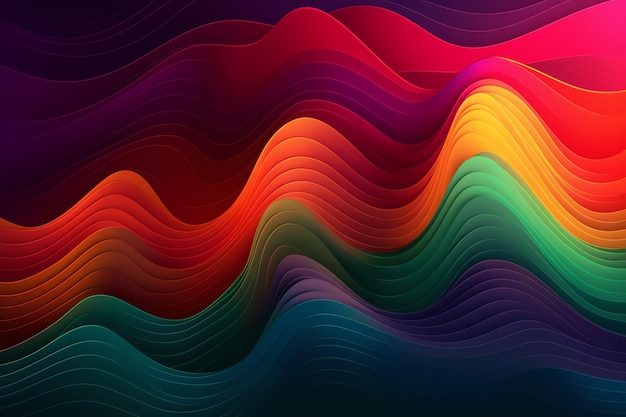 Abstract dynamic gradient background