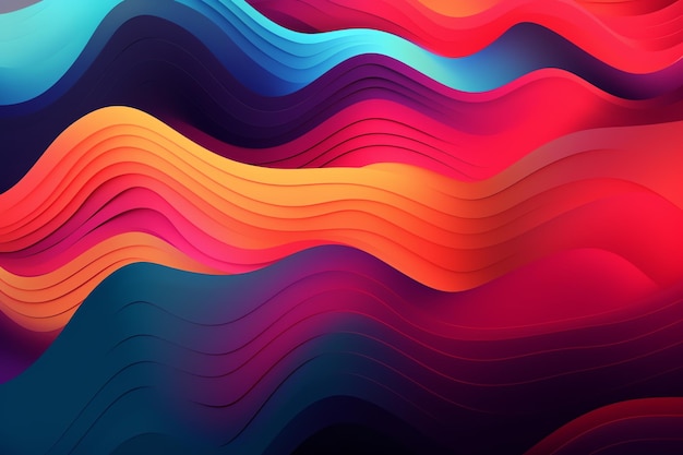 Abstract dynamic gradient background