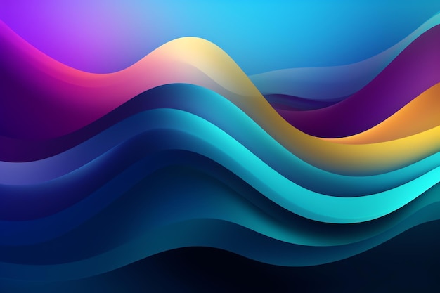 Abstract dynamic gradient background