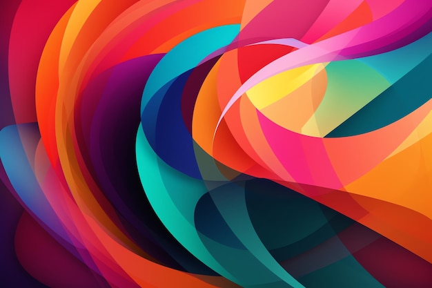 Abstract dynamic gradient background