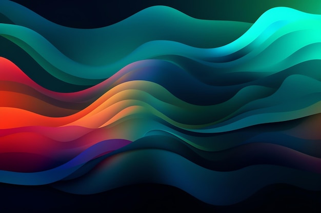 Abstract dynamic gradient background