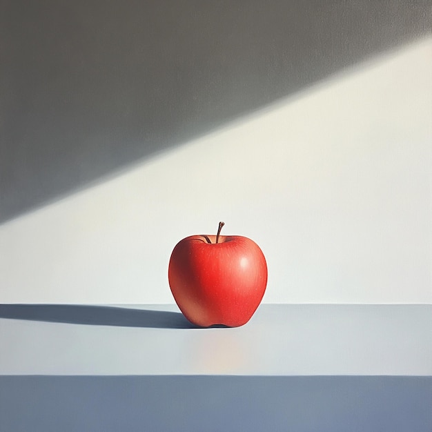 Photo abstract elegance minimalist surrealism with an apple motif