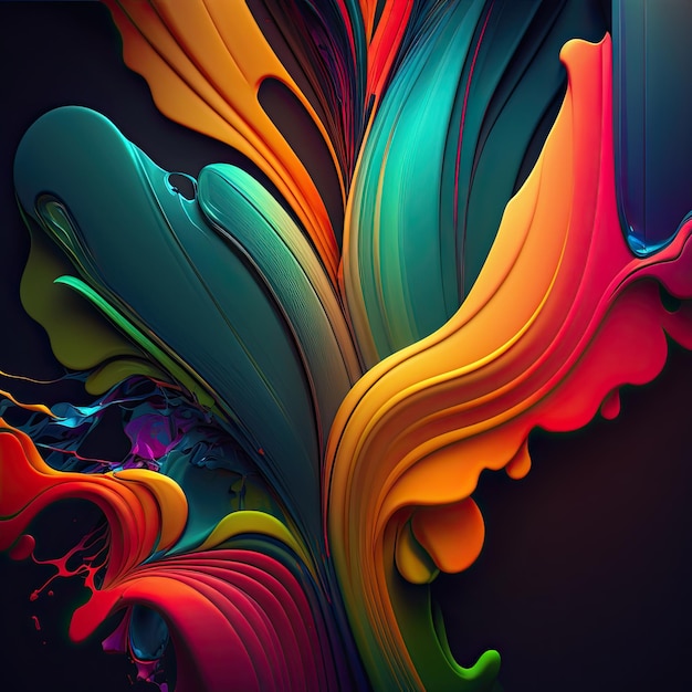 Abstract elegant background design to use as backdrop on a dark background Generative AI