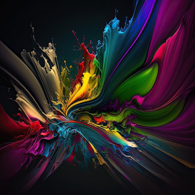 Abstract elegant background design to use as backdrop on a dark background Generative AI