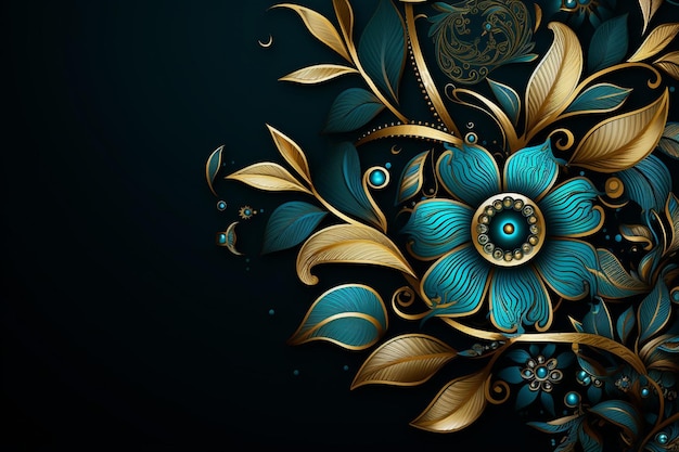 Abstract elegant luxury indian background