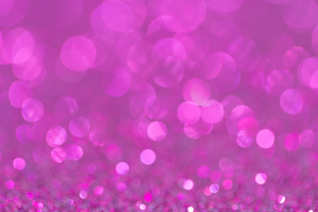 Abstract elegant pink purple glitter vintage sparkle with bokeh defocused 