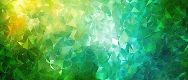 abstract emerald sky blue olive color triangles background