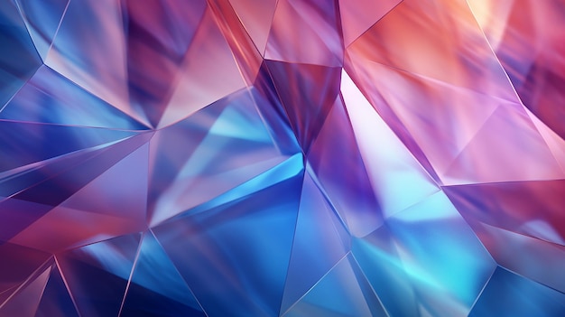 Abstract Faceted Geometrical Render