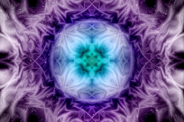 Abstract fantastic background - a fractal of lilac color.