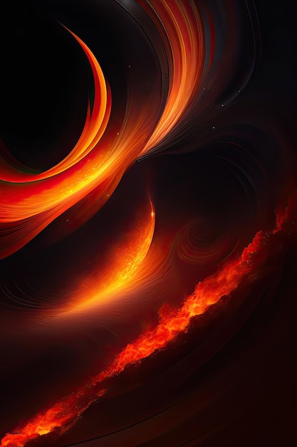 Abstract Fire Background