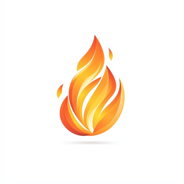 Abstract Flame Logo Design