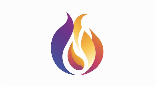 Abstract Flame Logo Design